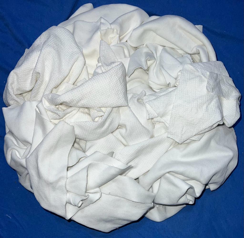 White Mixed Towel Cotton Rags, White Towel Rags